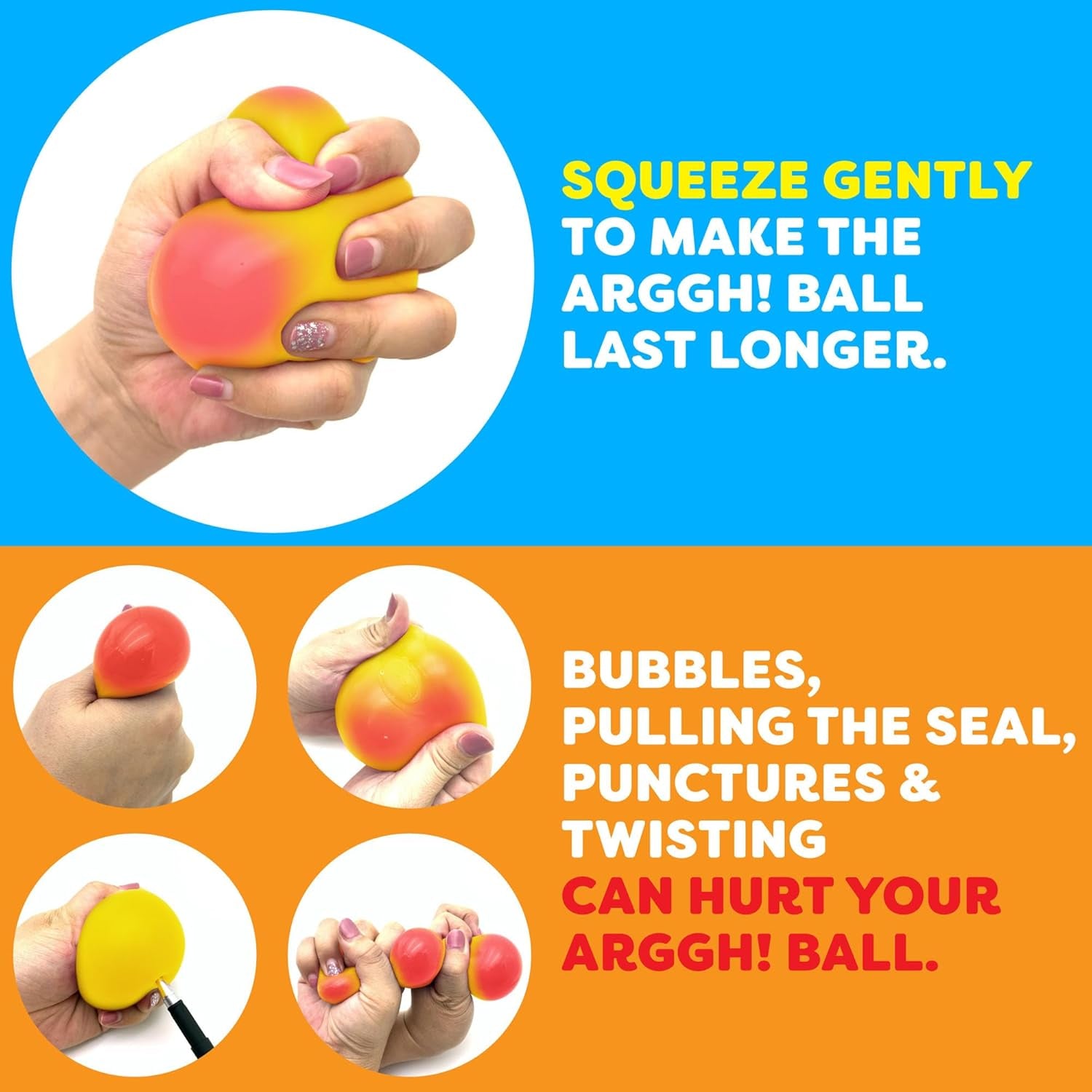 Rainbow Bead Stress Ball 