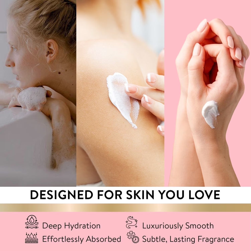Bath Gift Sets for Women, 8 Pcs Cherry Blossom Mother'S Day Birthday Gifts for Mom, Relaxing Gift Baskets for Her