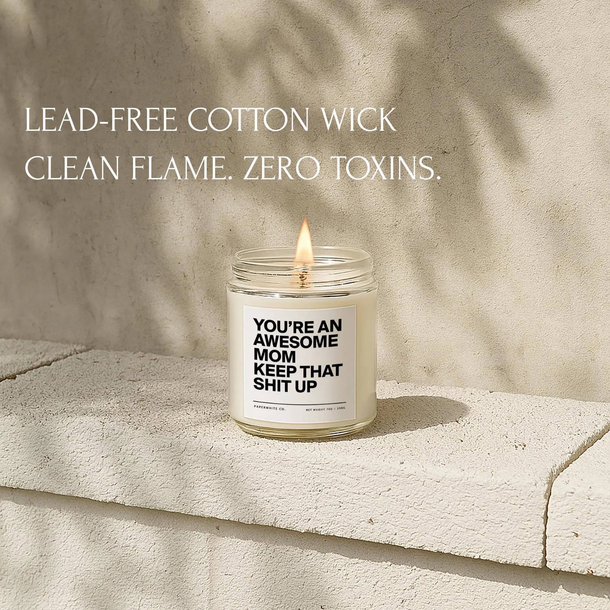 Funny Candle Gift for Mom, Awesome Mom Gift from Daughter, Anniversary Candle Mother'S Day Gift G32